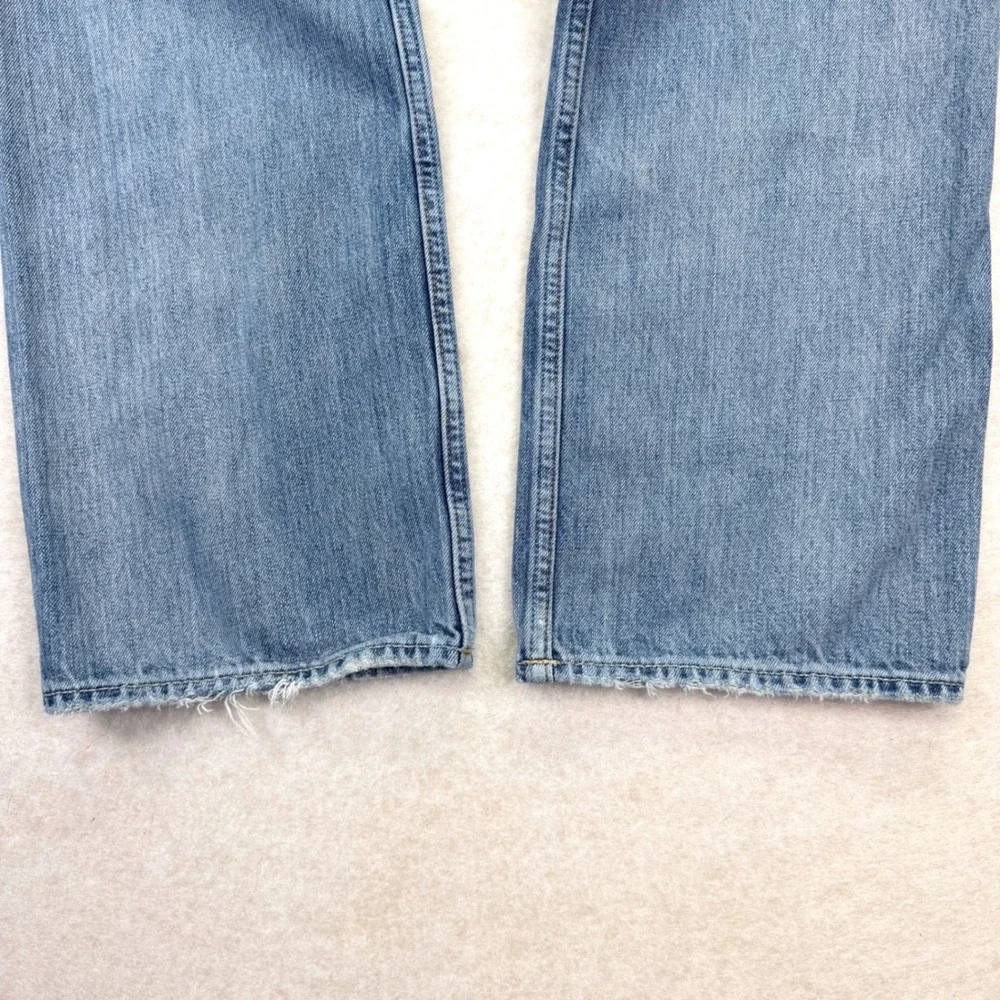 VTG Y2K Polo Ralph Lauren Classic Fit 34x30 Light Wash Denim Men's Jeans Cotton